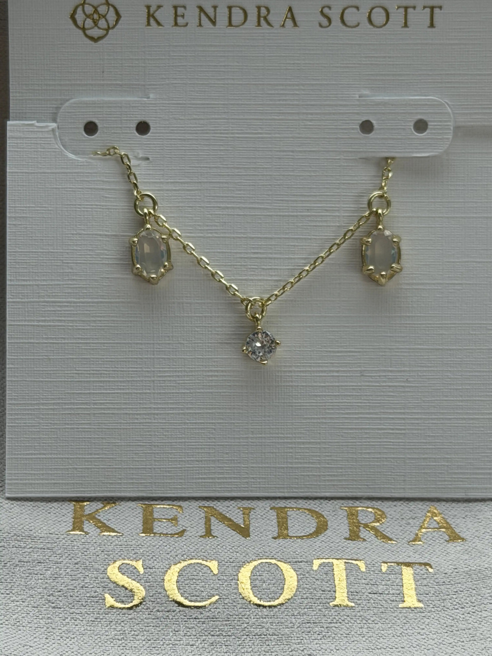 Kendra Scott white necklace